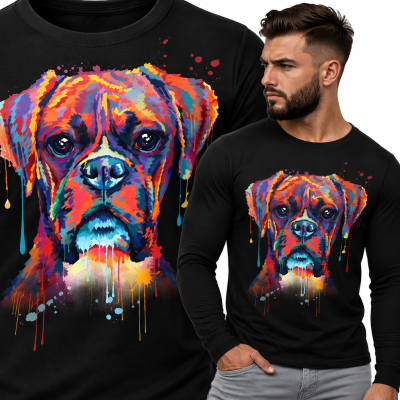 LONGSLEEVE ZWIERZĘTA  BOXER 2